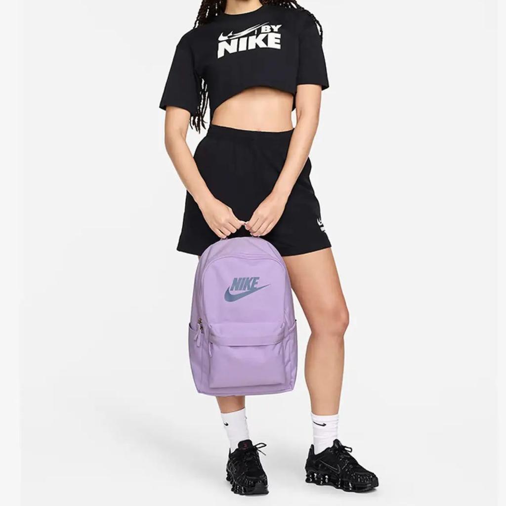 Nike Polyester Backpack Regular Unisex Absolutely Purple Lightweight Casual DC4244-512
