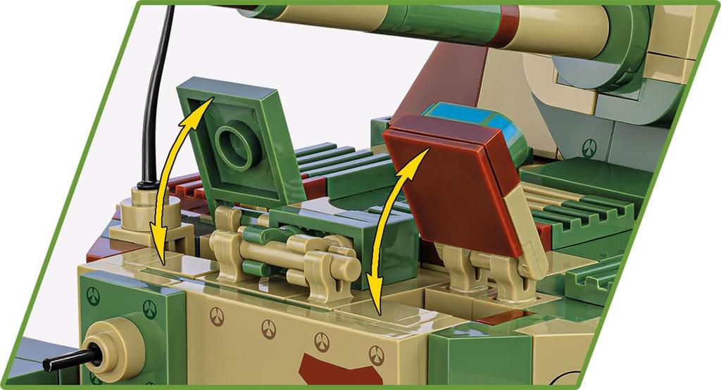 COBI 2582 Panzerjager Tiger Elefant HC WWII Brick Model Tank 1252pcs 128