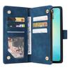 For Samsung Galaxy A06 4G Case Zipper Wallet Multiple Card Slots Leather Phone Cover