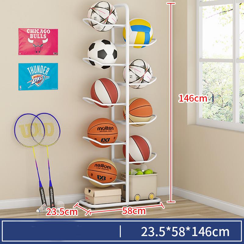 Indoor Children Basketball Storage Rack Put Ball Football Storage Basket Placed Rack Kindergarten Volleyball Stand Holder Space
