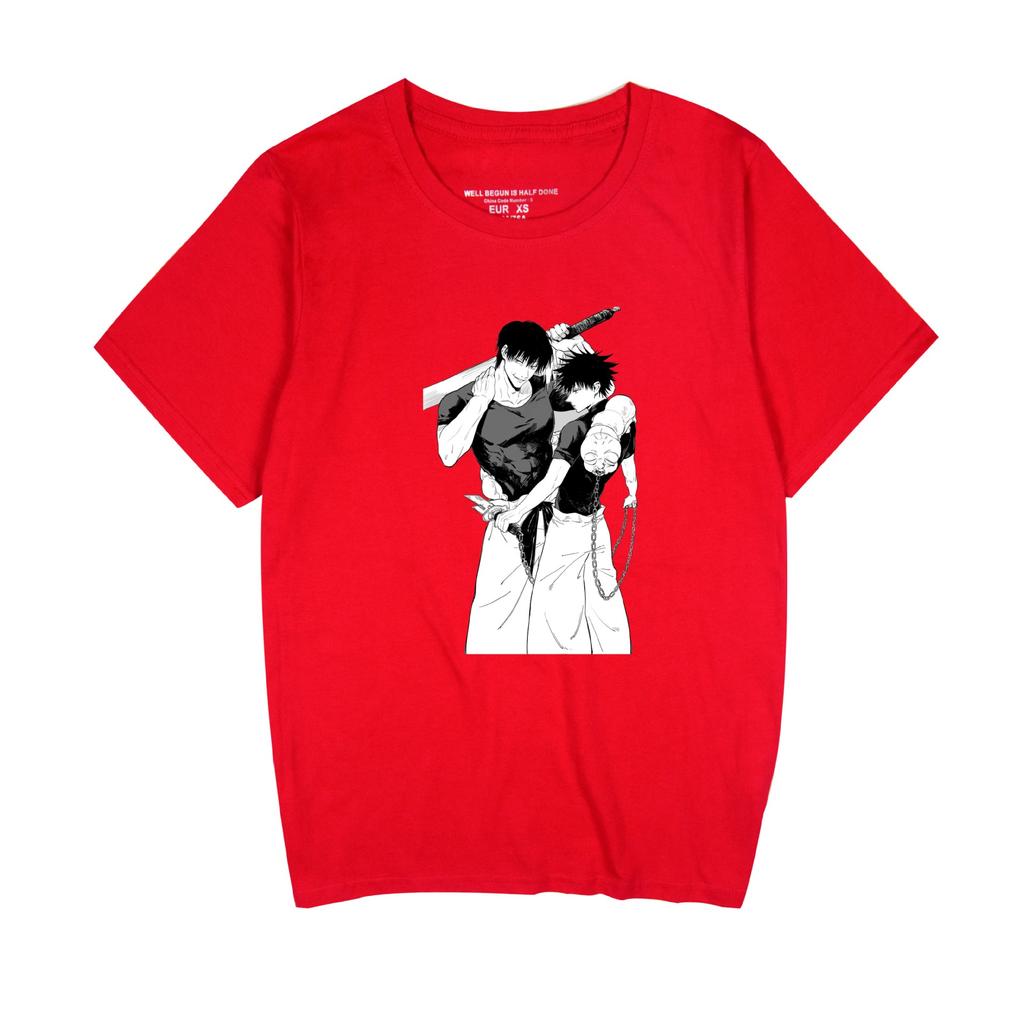 T-shirt Homme Mode Personnage de Dessin Animé Jujutsu Kaisen Imprimé Anime T-shirts Femme T-shirt Été Décontracté Manches Courtes Hauts