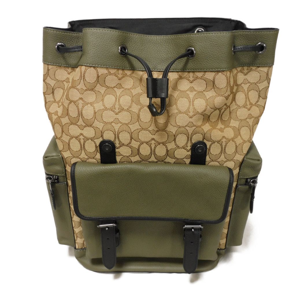 Used 9726 Sprint Daypack CD273 7927 Current Logo Beige Unused Signature Jacquard Olive Drab Men's from Japan AUTHENTIC