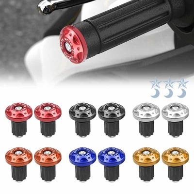 1 paio di estremità del manubrio della motocicletta, manopole, tappi per tappi del manubrio, accessori per moto, tappi terminali per barre di bloccaggio espandibili per motociclette