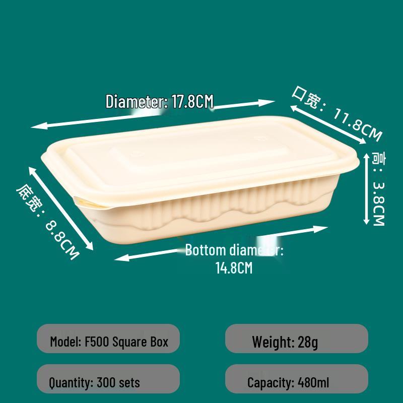Eco-friendly Corn Starch Lunch and Soup Containers with Lids