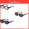 Chic Wang Jiaer Sunglasses Black Frame Grey Lens Fashionable Outdoor Eyewear Uv400 Protection Round Frame