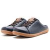 Clog Slide Oblique Casual Memory Foam Shoes 6815 Navy Men's Sandals, Easy-to-Slip Sneakers, Design, Modern, Lightweight, Insole, 25.0cm