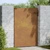 Garden Gate 85 X 125 Cm Corten Steel