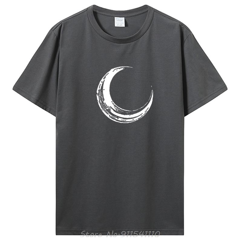 Moon Printed Tshirt Casual Cotton Tops Tees Fashion Fitness T Shirt Oversized Unisex Streetwear Tshirt Unisex s Clothing