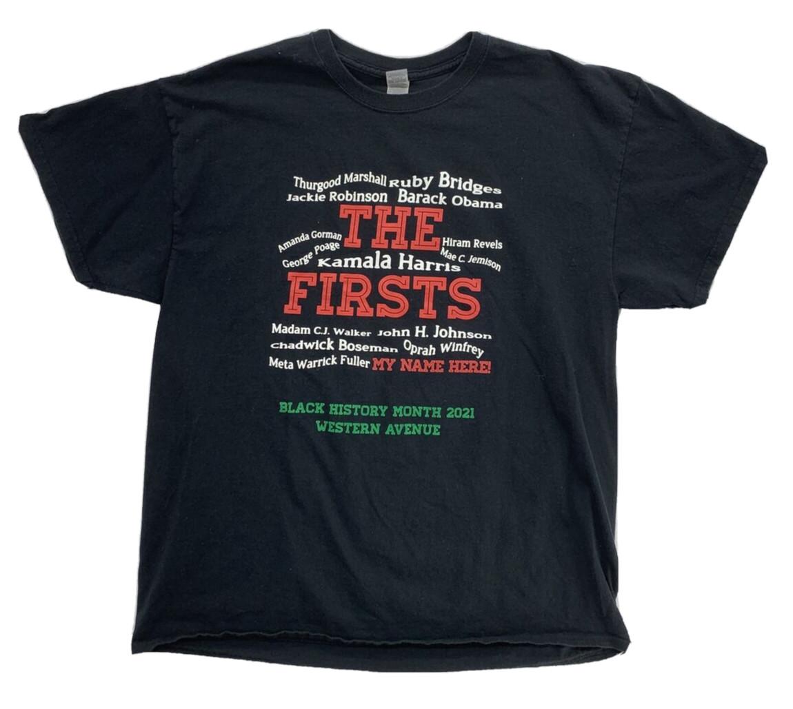 Gildan Men s The First Crew Neck Graphic T-Shirt Color Size XL Heavy Cotton XL