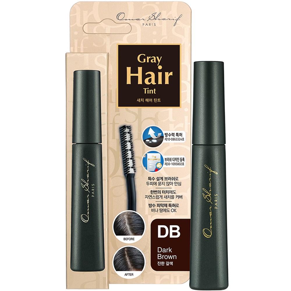 Dongsung Pharmaceutical Omar Sharif Hair Tint Mascara 15ml Dark Brown 1 pcs