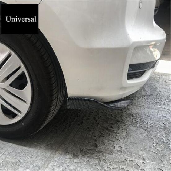 Fin Canard Splitter Diffuser Spoiler Anti-crash Wrap Angle For Car Rear Bumper