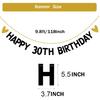Happy 30th Birthday Banner for 30th Birthday Party Decoratiopns Supplies