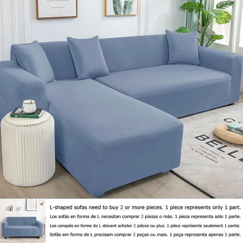 1/2/3/4 Seater Stretch Spandex Sofa Cover All Inclusive Couch Slipcovers Living Room Furniture Protector