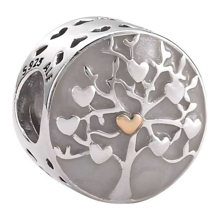 Pandora Logo Design 925 Silver Jewelry Accessories Women Jewelry 792106EN23 Box+Shopping Bag