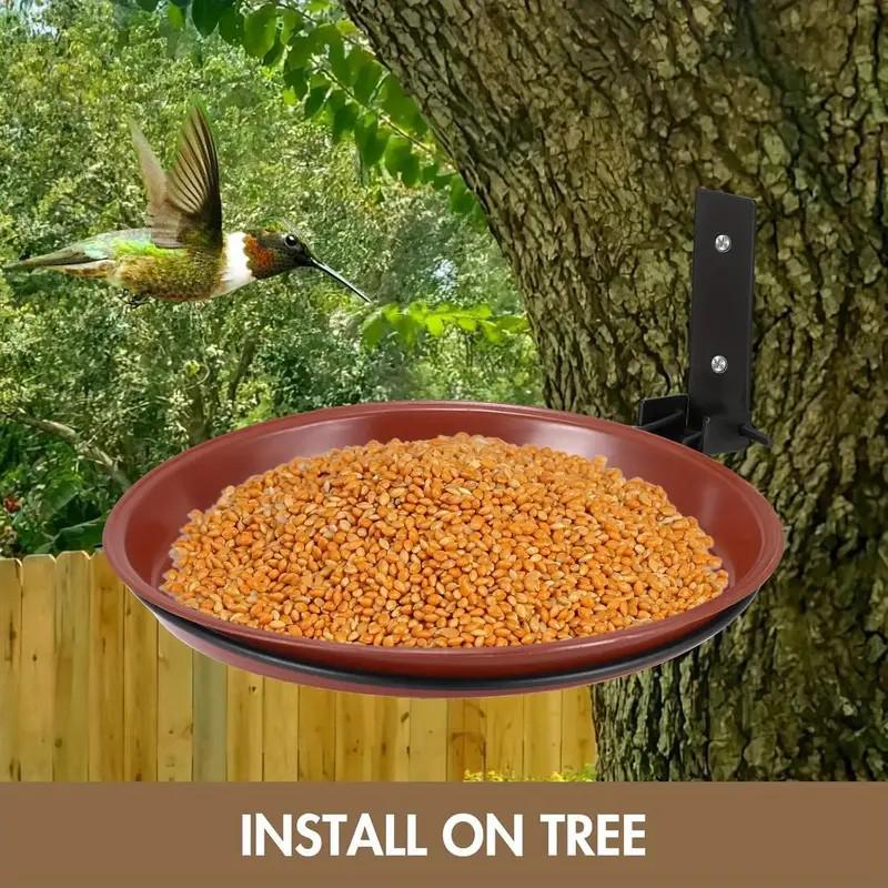 Outdoor Decorative Hanging Bird Feeder and Bird Bath Pendant for Garden and Balcony