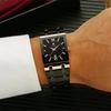WWOOR Top Brand Luxury Steel Strap Business Quartz Watch Men Casual Waterproof Sports Watch