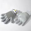 Two-sided Cat Petting Gloves Remove Floating Hair Silicone Massage Comb  Home