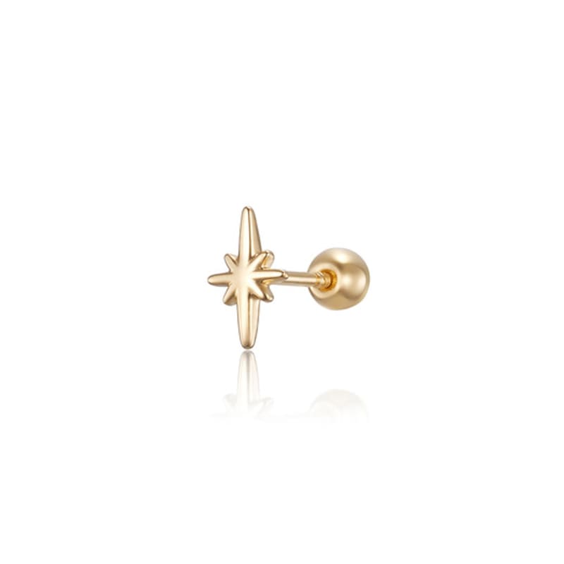 LUNNE 14k Stella Piercing (14k Gold) #LFPI22
