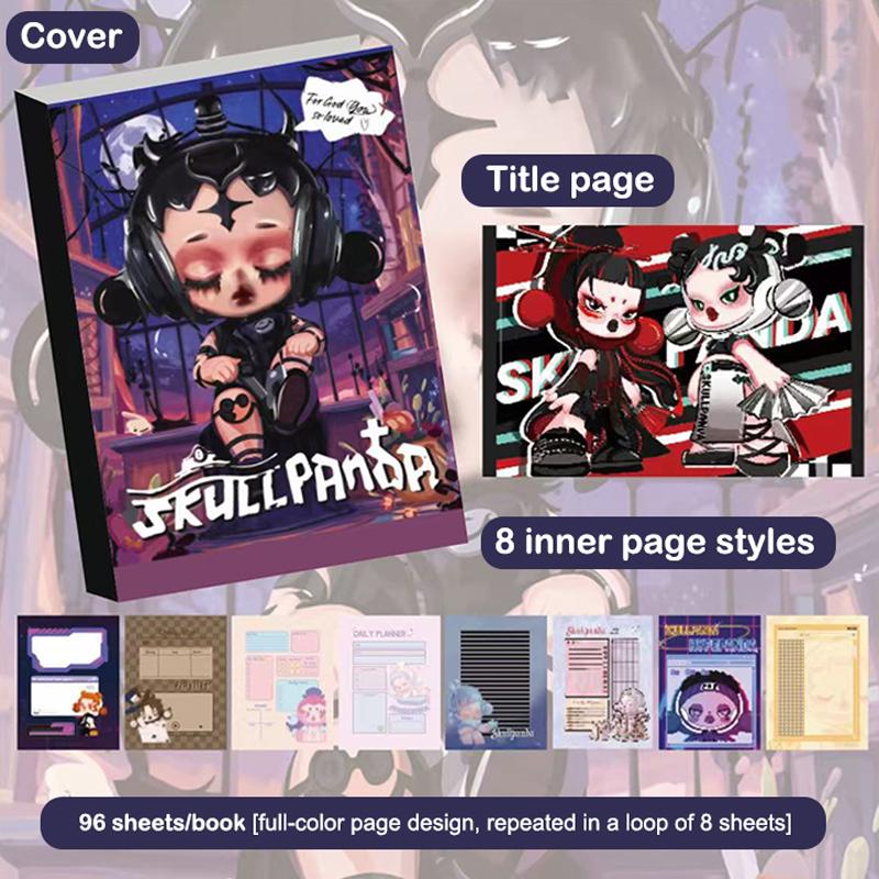 

96Sheets/Book Cute Cartoon Anime Bubble Mart Sp Series A5 Notebook Full Color Page Illustration Handbooks Stationery Supplies