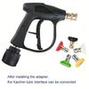 M22-14 Car Wash Foam Cannon Kit with Karcher Adapter and Multi-Angle Nozzles High Pressure Washer Part