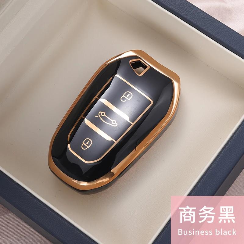 Tpu Car Key Case Cover Protect Shell Bag For Peugeot 2008 3008 4008 5008 308 408 508 Citroen C1 C2 C4 C6 C3-Xr Picasso Grand Ds5
