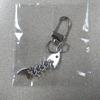 Einfache Metall Fischgräten Schlüsselanhänger Anhänger Schlüsselring Rucksack Tasche Charme Schmuck