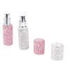 2 Stück 10 ml Strass Parfümzerstäuber Nachfüllbare Flasche Miniatur Parfüm Sprühflasche für Reisen