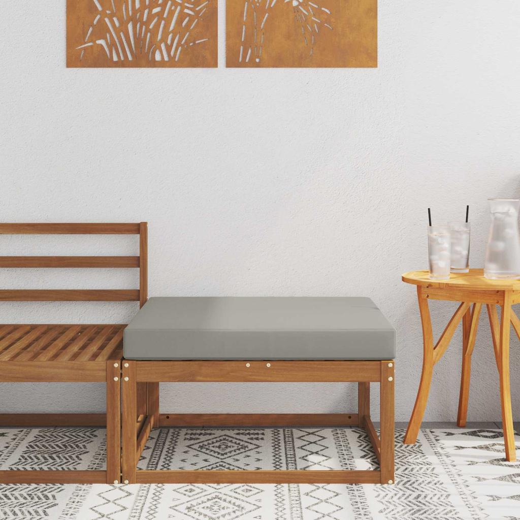 Outdoor Footstool Natural