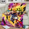 Comfortable Warm Flannel Blanket Dragon Ball! for Bedrooms, Sofas, Beds, Chairs, Picnics, Travel
