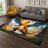 Pokemon Charizard Pikachu Cartoon Child Carpet Rug for Playroom Living Room Bedroom Doormat Decor,Kid Non-slip Game Mat Gift