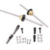 Metal Drive Shaft Gear Bridge Axle Differential Kit for WPL C14 C24 C34 C44 B14 B16 B24 B36 1 16 RC Car
