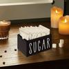 Wooden Sugar Packet Holder Tea Bag Storage Box Coffee Capsule Sorting Holder for Home Restaurant Countertop Coffee Bar Organizer