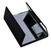 Tragbarer LED-Licht-Kosmetikspiegel Schminkspiegel Handspiegel klappbar LED-Spiegel Lampe|Kosmetikspiegel(schwarz)