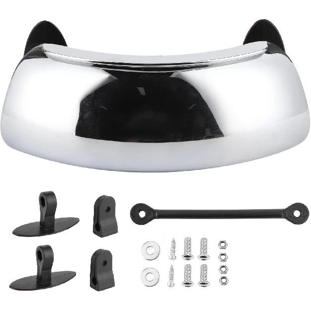 

Joyzan Мотоциклетное зеркало 180 градусов с широким углом обзора, Зеркало заднего вида для мотоцикла, Безопасность слепых зон, Регулируемое крепление на ветровое стекло, Зеркало боковой слепой зоны, Квадроцикл