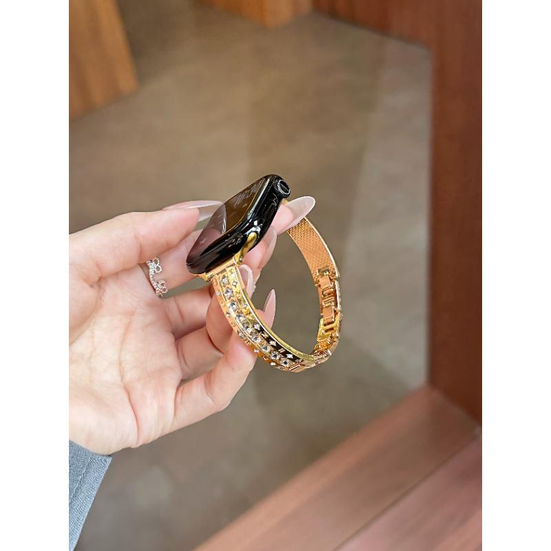 Nice Bling Metal bracelet For Apple Watch Series 11/10/9/8/7/6/5/SE3 40mm 41mm 42mm 44mm 45mm 46mm Strap