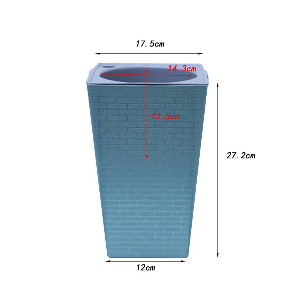 Plastic Plant Pot Self Watering Flower Pot Multifunctional Water-Absorbing Flowerpot with Drainage Holes for Home Garden Supplie
