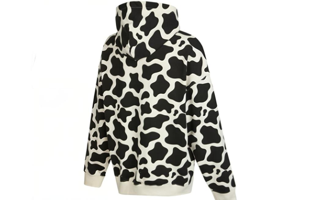 Vans Sweatshirts Unisex Black/Ivory White Hooded Moderate VN0A7TODYD1