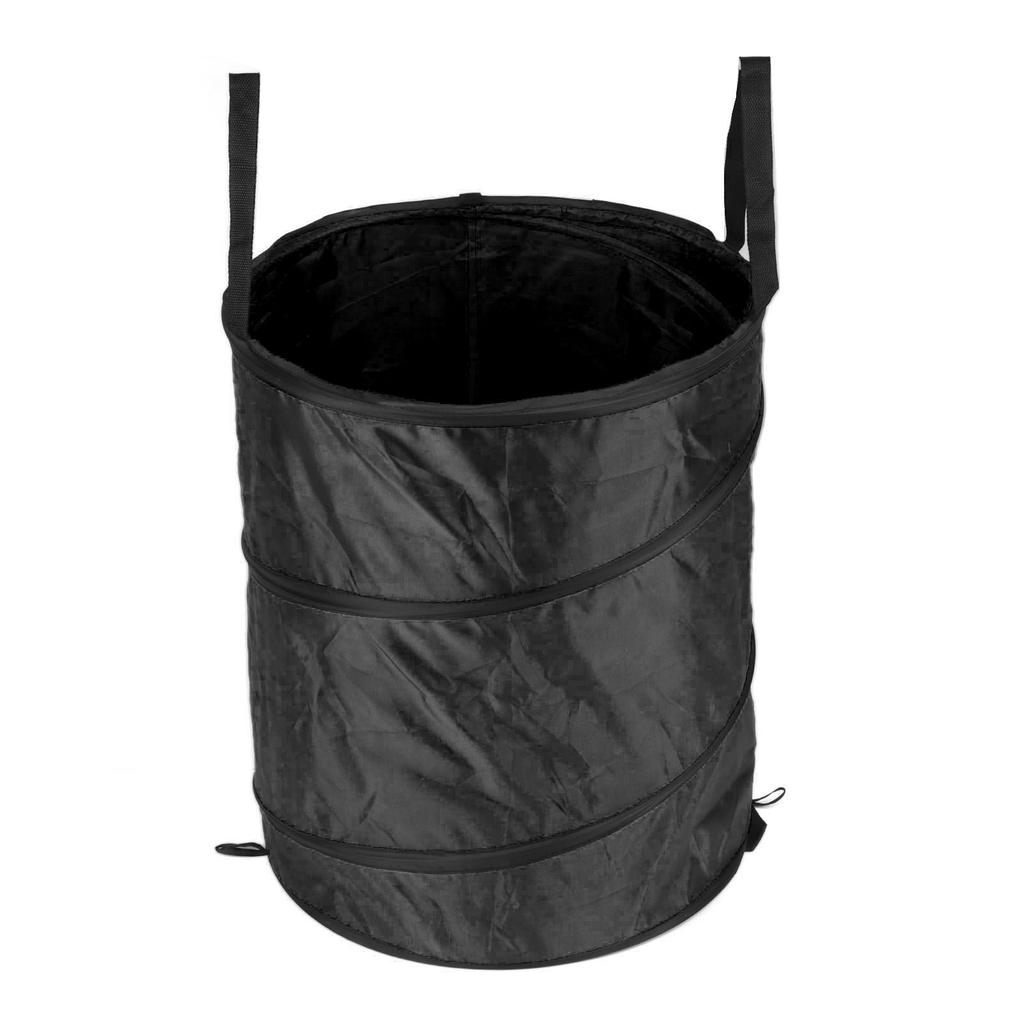 Collapsible Trash Can Waterproof Oxford Cloth Portable Camping Trash Can for Outdoor Balcony Garden