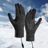 Electric Heated Gloves USB Winter Warm Gloves Knitted Touchscreen Mittens for Outdoor Cycling Skiing