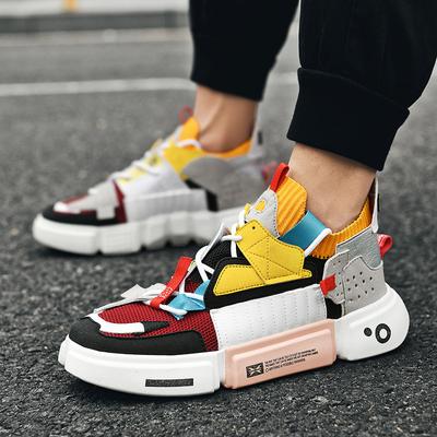 S201 Spring and Summer Men's Shoes Fashion Week Catwalk Colorful Sports Shoes Women's Couple Tennis Shoes Fashion, Cool Men