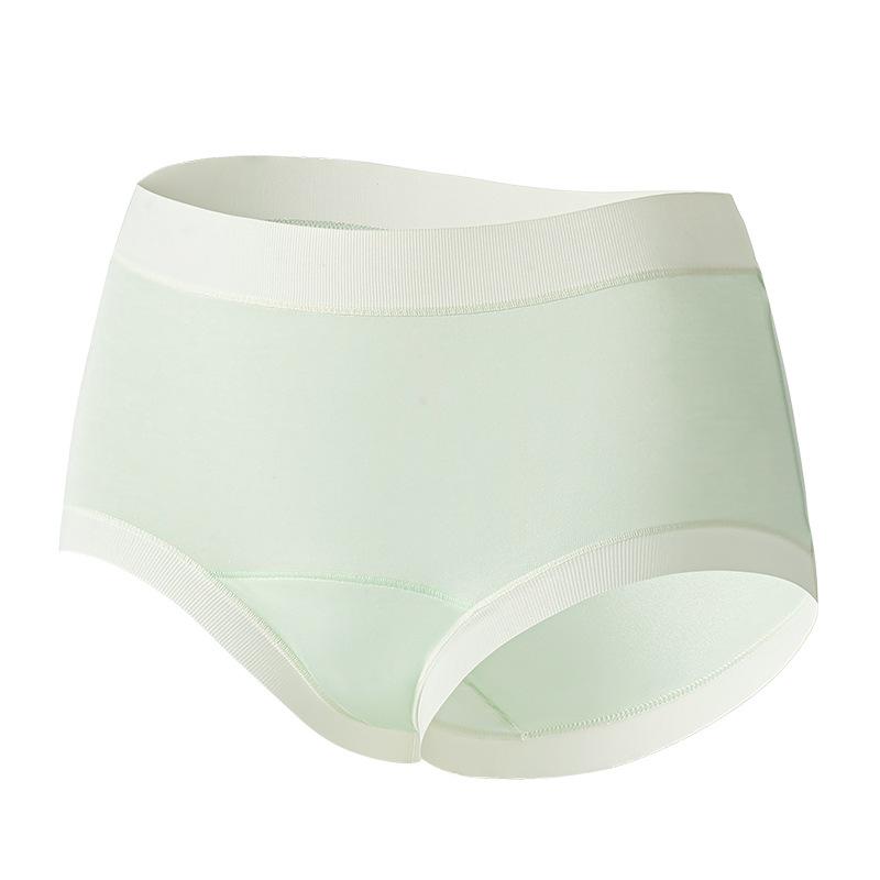 Female Spring and Summer Breathable 10A Antibacterial Pure Cotton Crotch Without Trace High Bounce Briefs