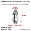 Hochdruck-Rotations-Kanalreinigungdüse G3/8 Gewinde 5L/min Rotierende Pagoden-Abflussreinigungdüse für Maschinen mit 15L Wasserausstoß
