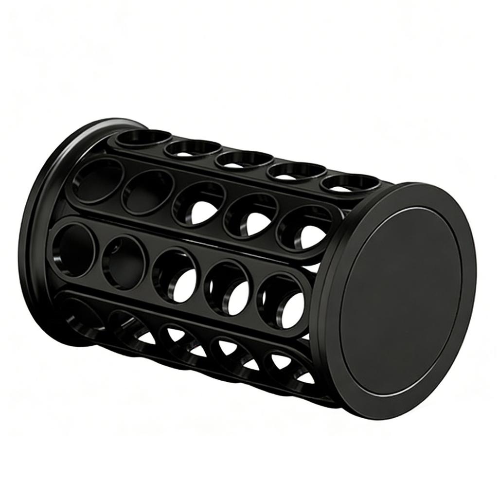 Kaffeekapsel-Aufbewahrungs-Karussellhalter für 40 Kapseln Home Office Küchenarbeitsplatte Kaffeekapsel-Organizer Schwarz