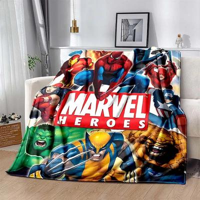 Warm Soft Heroes Blanket Fluffy Children and Adults Sofa Plush Bedspread Throw Blanket for Sofa Bed Gift