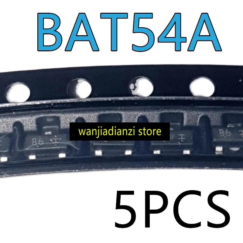

5pcs triode LBAT54ALT1G BAT54A SOT-23 silk screen B6 Schottky LRC