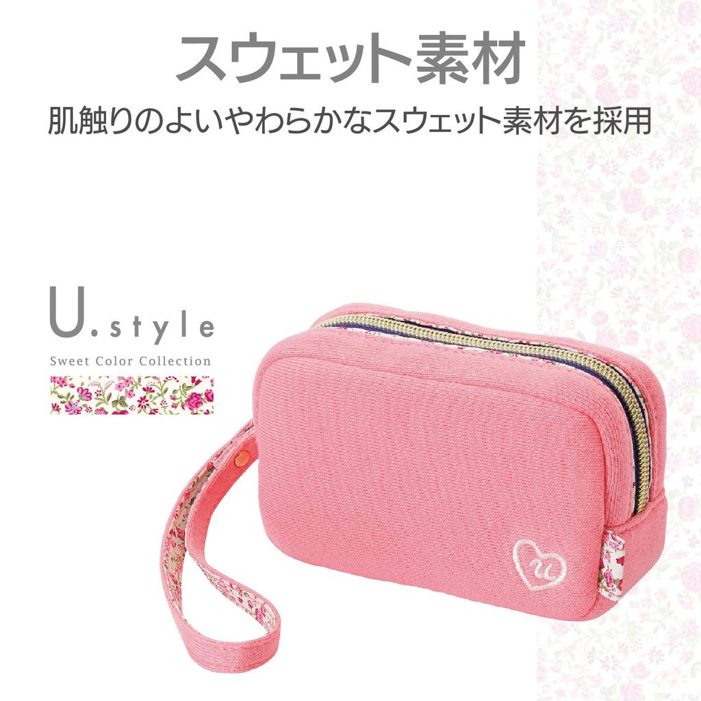 ELECOM Digital Camera Case/Floral Pattern/M Size/Pink DGB-064PN