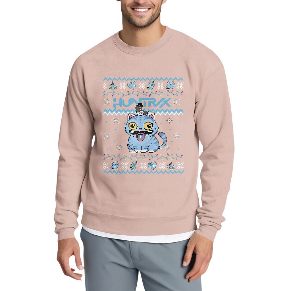 Men's Casual Sweatshirt With Fun Film-Themed Print