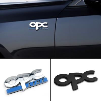 3D Metal For Astra K Vivaro Corsa Zafira Insignia Mokka Car Styling Body Trunk OPC Emblem Decor Sticker Auto Accessories