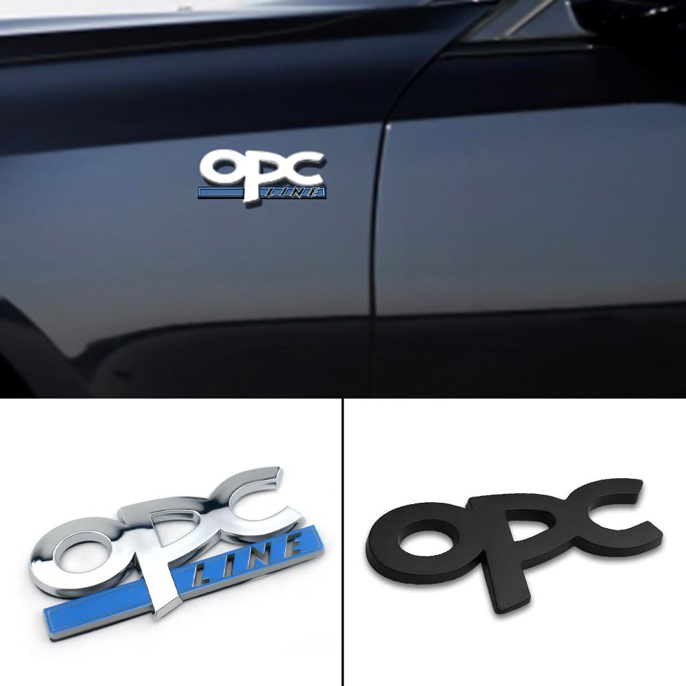 3D Metal For Opel Astra K Vivaro Corsa Zafira Insignia Mokka Car Styling Body Trunk OPC Emblem Decor Sticker Auto Accessories