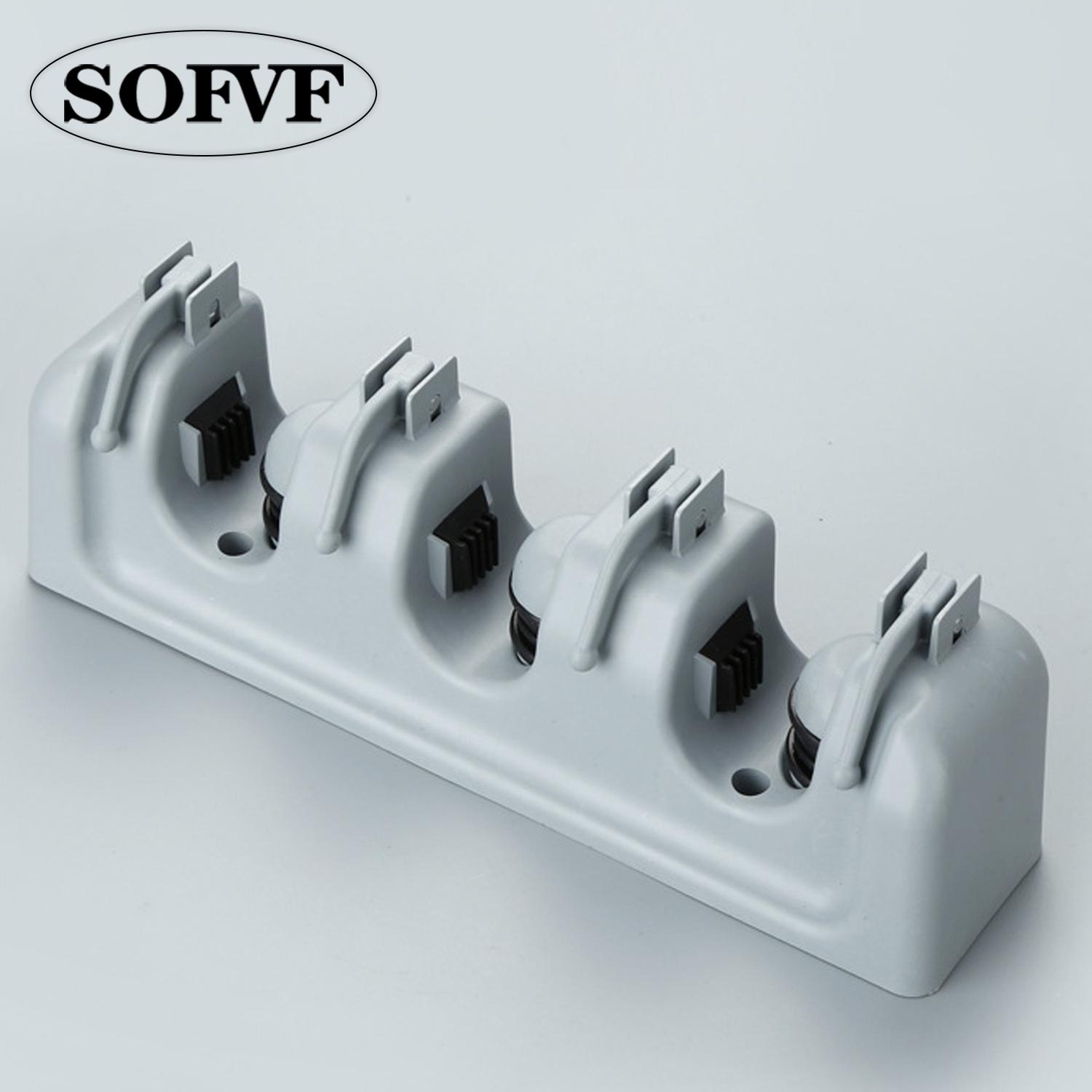 Многофункциональный волшебный держатель для швабры держатель для метлы зажим для швабры крючок крючок для ванной комнаты стойка для хранения метел фабрика с сильными возможностями 4200₽